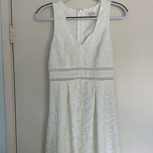 white lace dress
